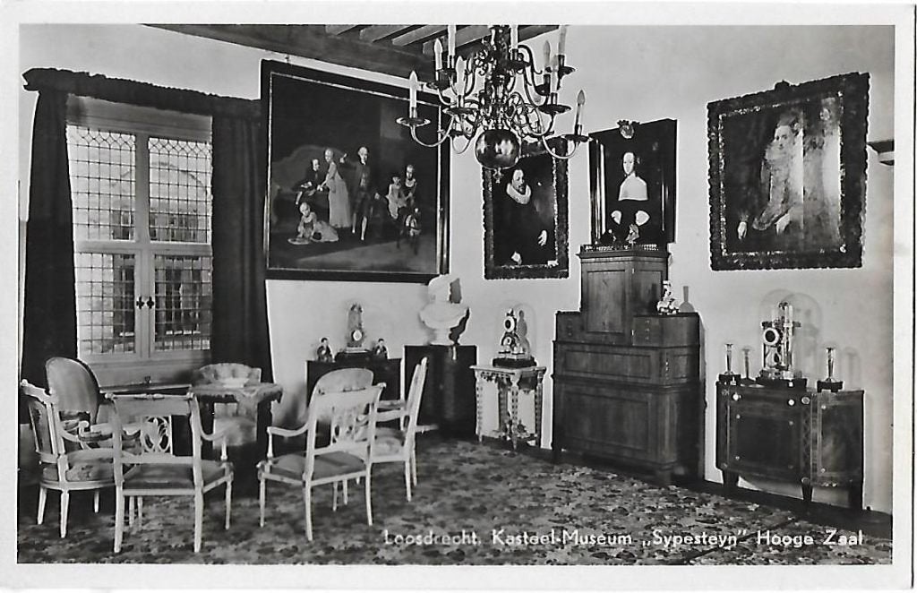 Loosdrecht Kasteel museum Oude Ansichtkaart ( 8735 ), Ophalen of Verzenden, 1940 tot 1960, Gelopen, Noord-Holland