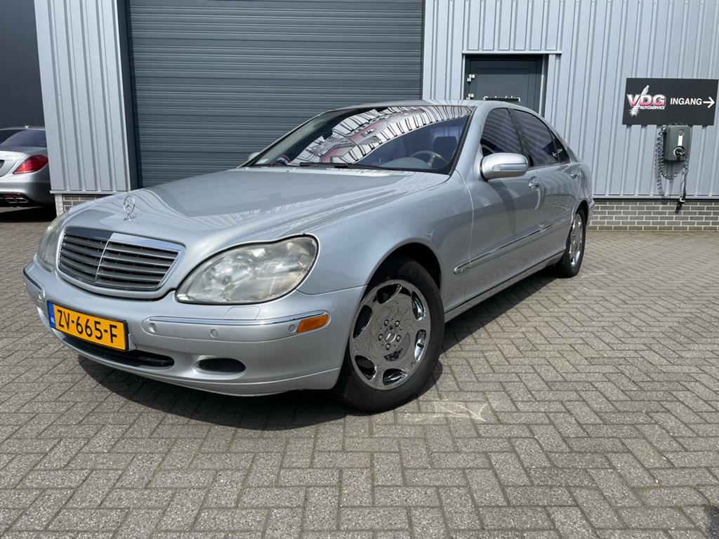 Mercedes-Benz S600 AMG 2001 Memory Pano, 5786 cc, Beige, 367 pk, 4 stoelen
