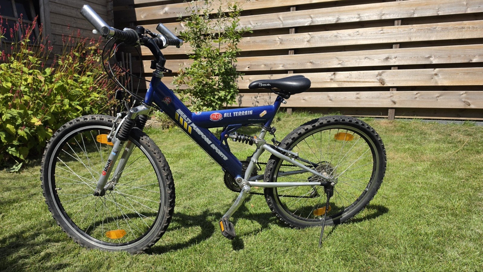 Blauwe mountainbike Shimano, 26 inch, framemaat 47 cm, 45 tot 49 cm, Ophalen, Gebruikt, Overige merken