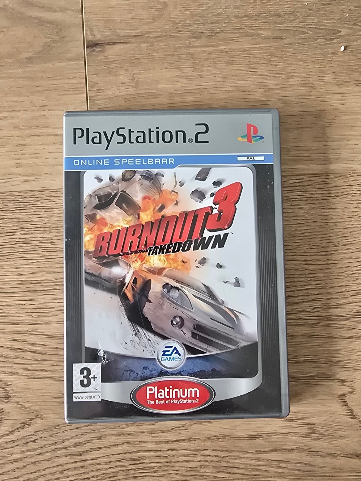 Burnout 3 Takedown - PlayStation 2 (krasvrij), Racen en Vliegen, 2 spelers, Ophalen of Verzenden, Zo goed als nieuw