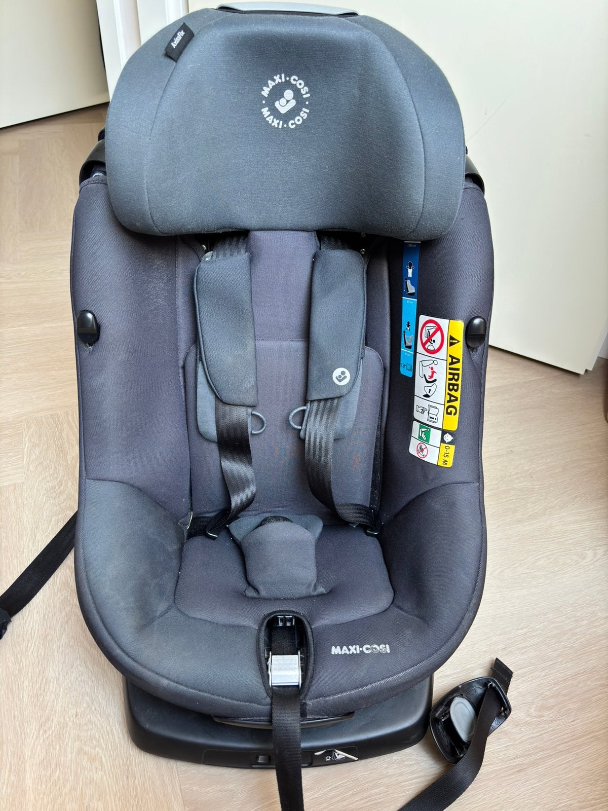 Maxi-Cosi AxissFix – ISOFIX – draaibaar – donkergrijs, Ophalen, 9 t/m 18 kg, Zo goed als nieuw, Isofix