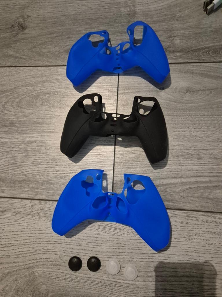 Siliconen beschermhoesjes voor PS5 controller + thumb grips, Ophalen of Verzenden, Nieuw, Overige controllers, PlayStation 5