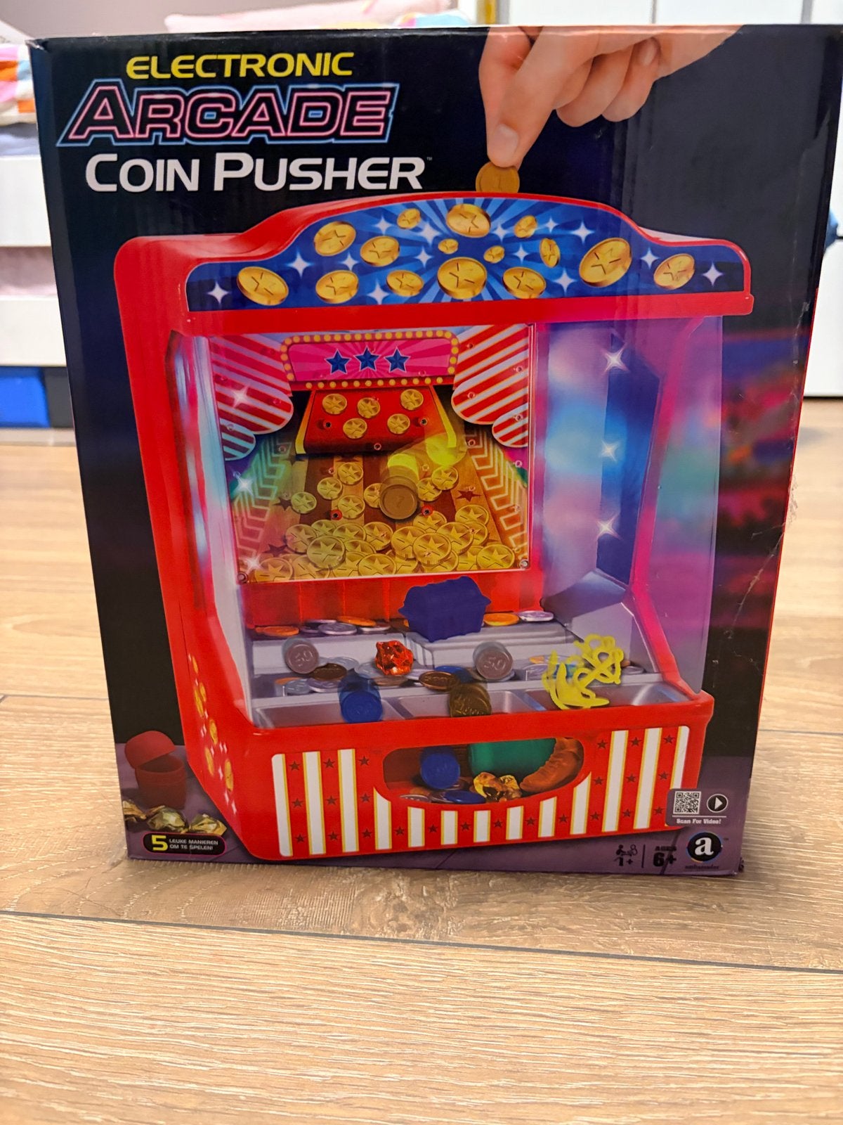 Elektronische Arcade Coin Pusher - Muntenschuiver, Ophalen of Verzenden, Zo goed als nieuw, Jongen of Meisje