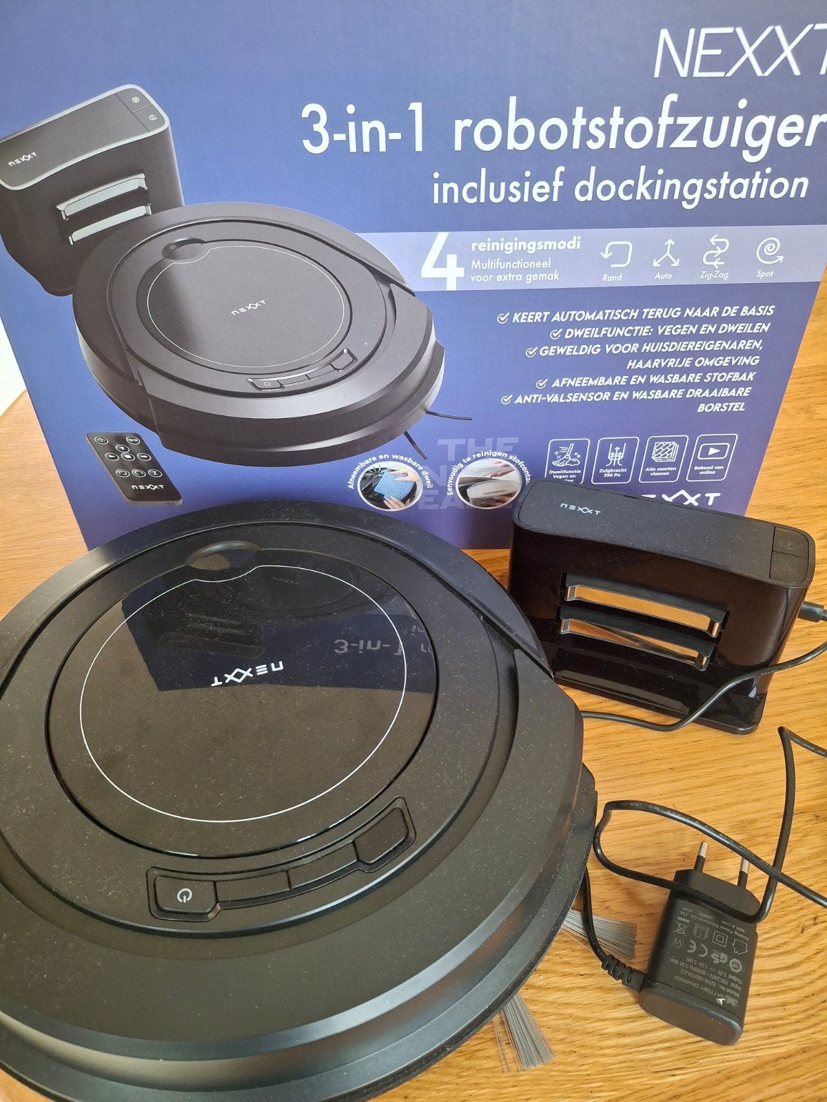 Nexxt 3-in-1 Robotstofzuiger - Zo goed als nieuw, Overige merken, Dweilfunctie, Ophalen of Verzenden, Zo goed als nieuw