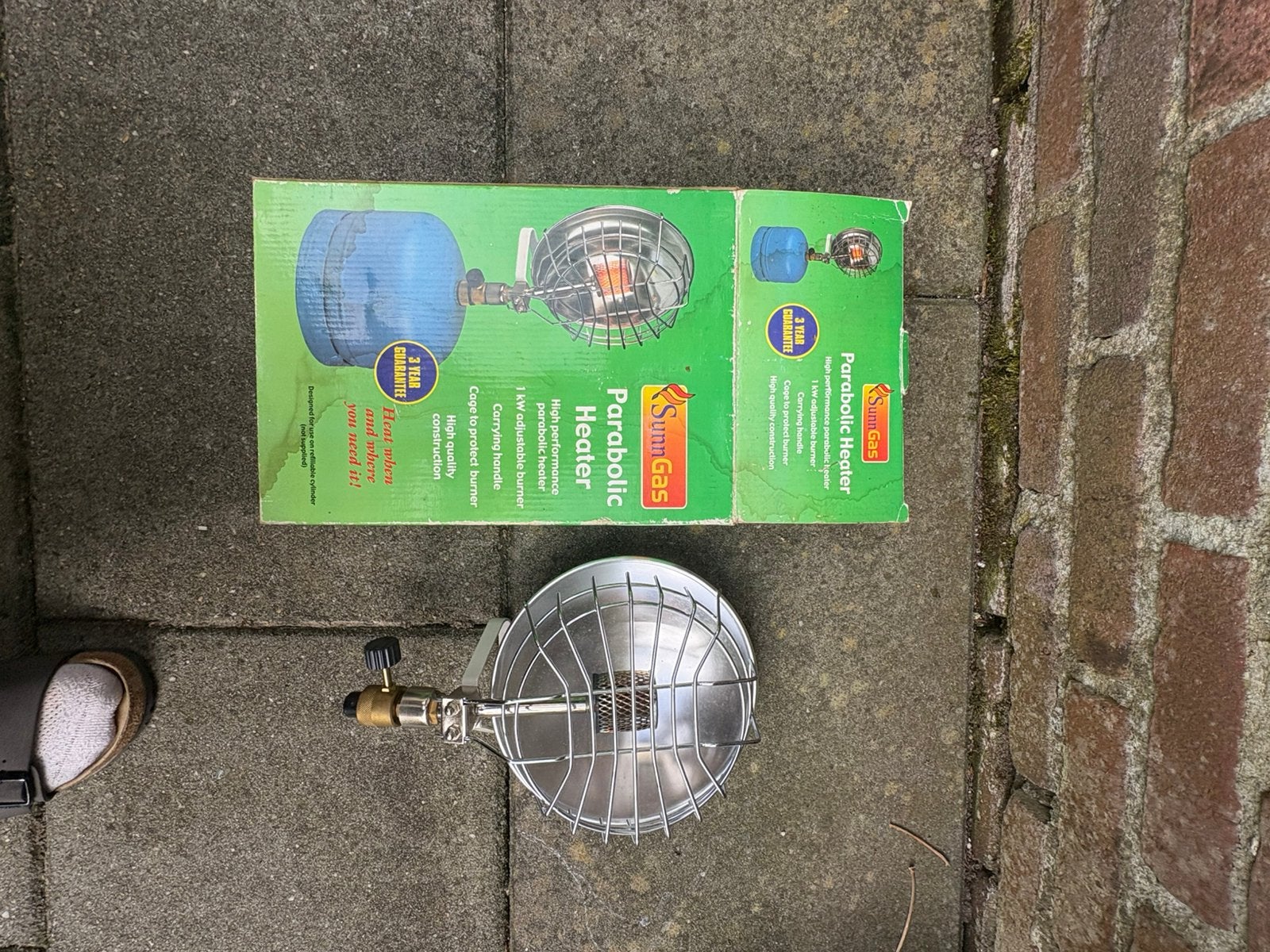 Kacheltje voor op gasfles, Ophalen of Verzenden, Nieuw