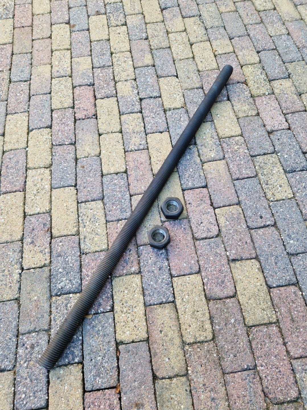 10x Draadstang 10.9 Blankstaal 1m - M33, Ophalen, Nieuw, 50 tot 100 mm, Bouten of Moeren