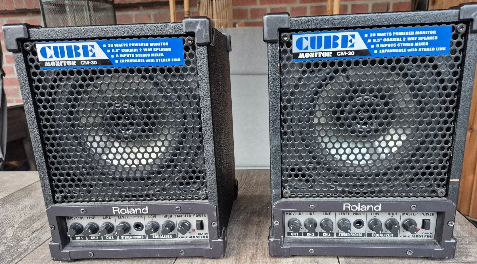 Roland Cube Monitor CM-30 (set van 2), Ophalen, Gebruikt, Minder dan 500 watt, Monitor(versterker)