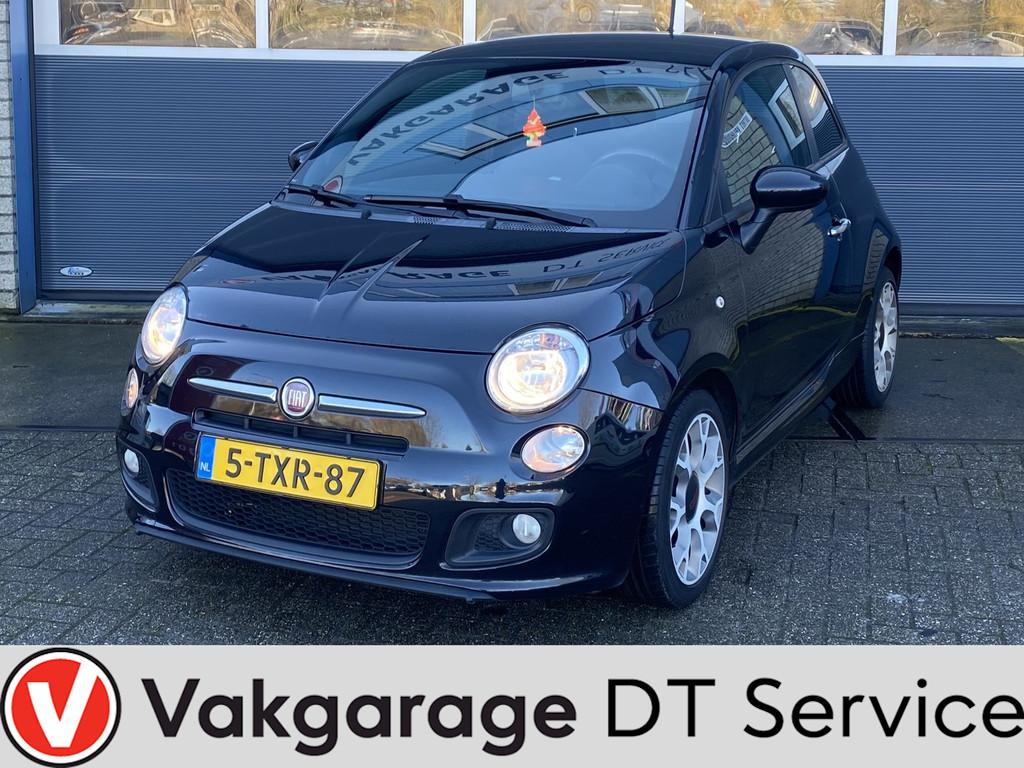 Fiat 500 0.9 TwinAir Turbo 500S, Voorwielaandrijving, Gebruikt, Leder en Stof, Origineel Nederlands