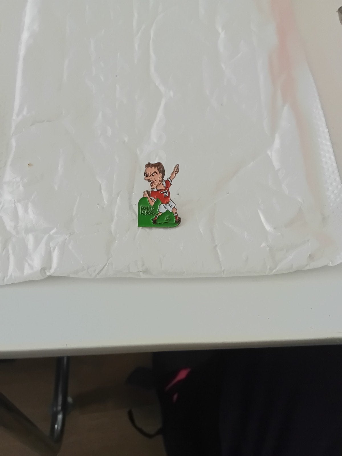 oranje pinneke van Ronald de Boer., Verzamelen, Ophalen of Verzenden, Overige onderwerpen