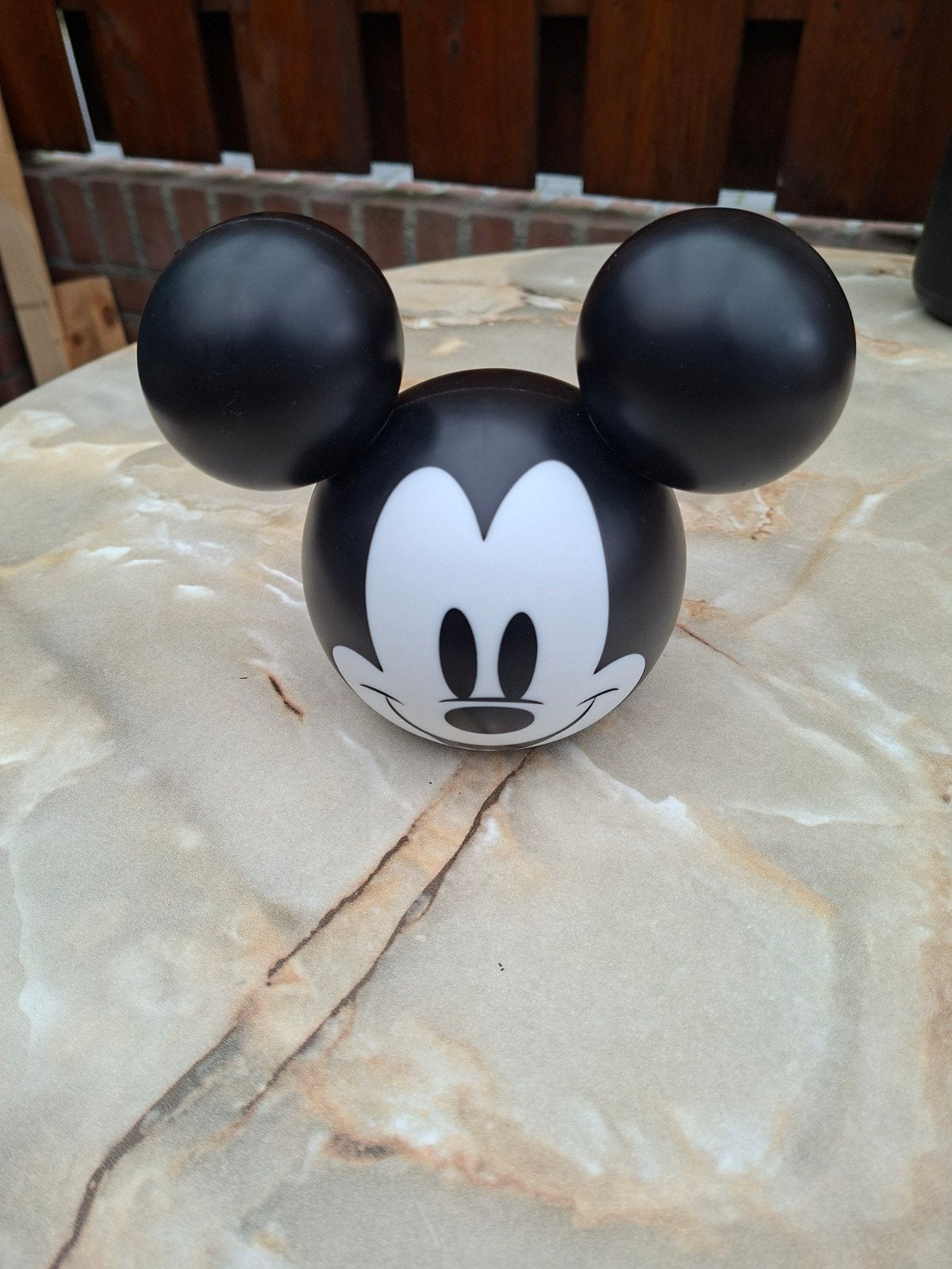 Mickey Mouse lampje - Zwart met Witte Details, Ophalen, Mickey Mouse, Gebruikt, Beeldje of Figuurtje