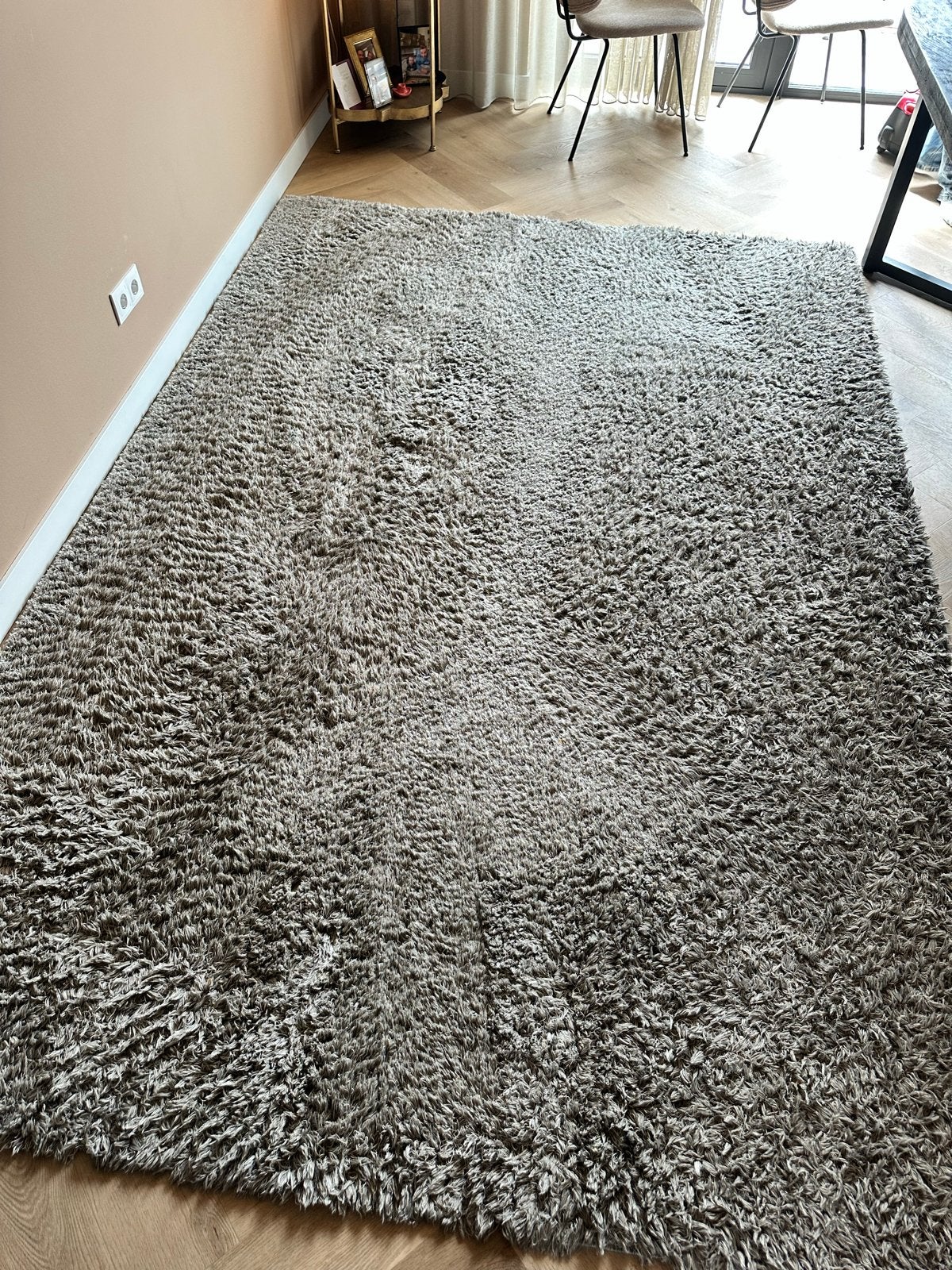 IKEA vloerkleed 200x300 cm, 3 jaar gebruikt, Ophalen, Gebruikt, 200 cm of meer, Grijs