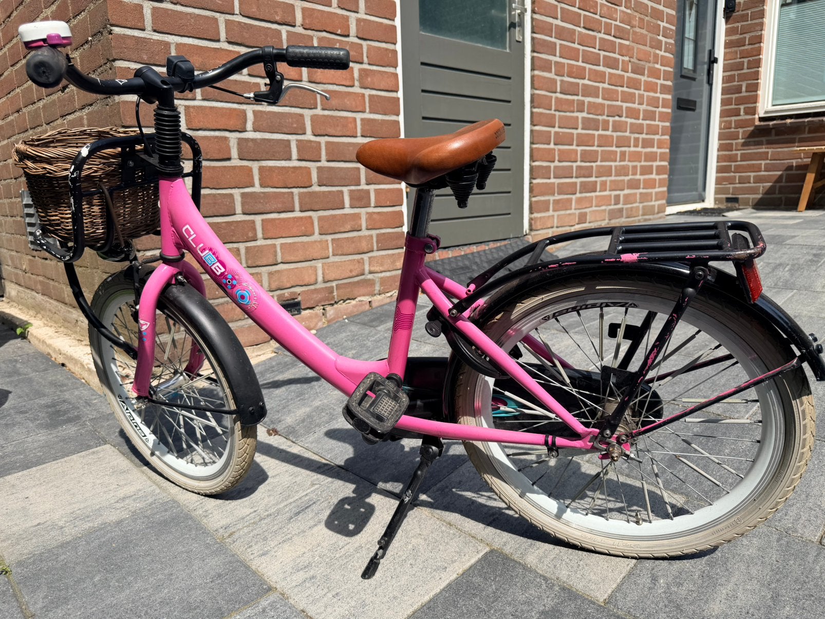 Alpina Clubb Meisjesfiets 20 inch – Roze – In goede staat!, Ophalen, Gebruikt, 20 inch, Handrem