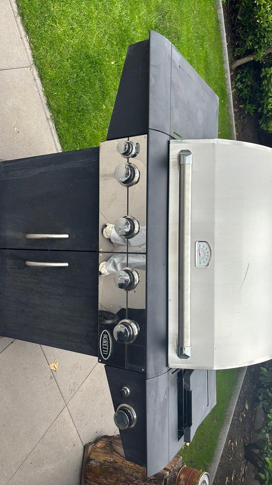 Boretti Da Vinci barbeque, Ophalen, Gebruikt
