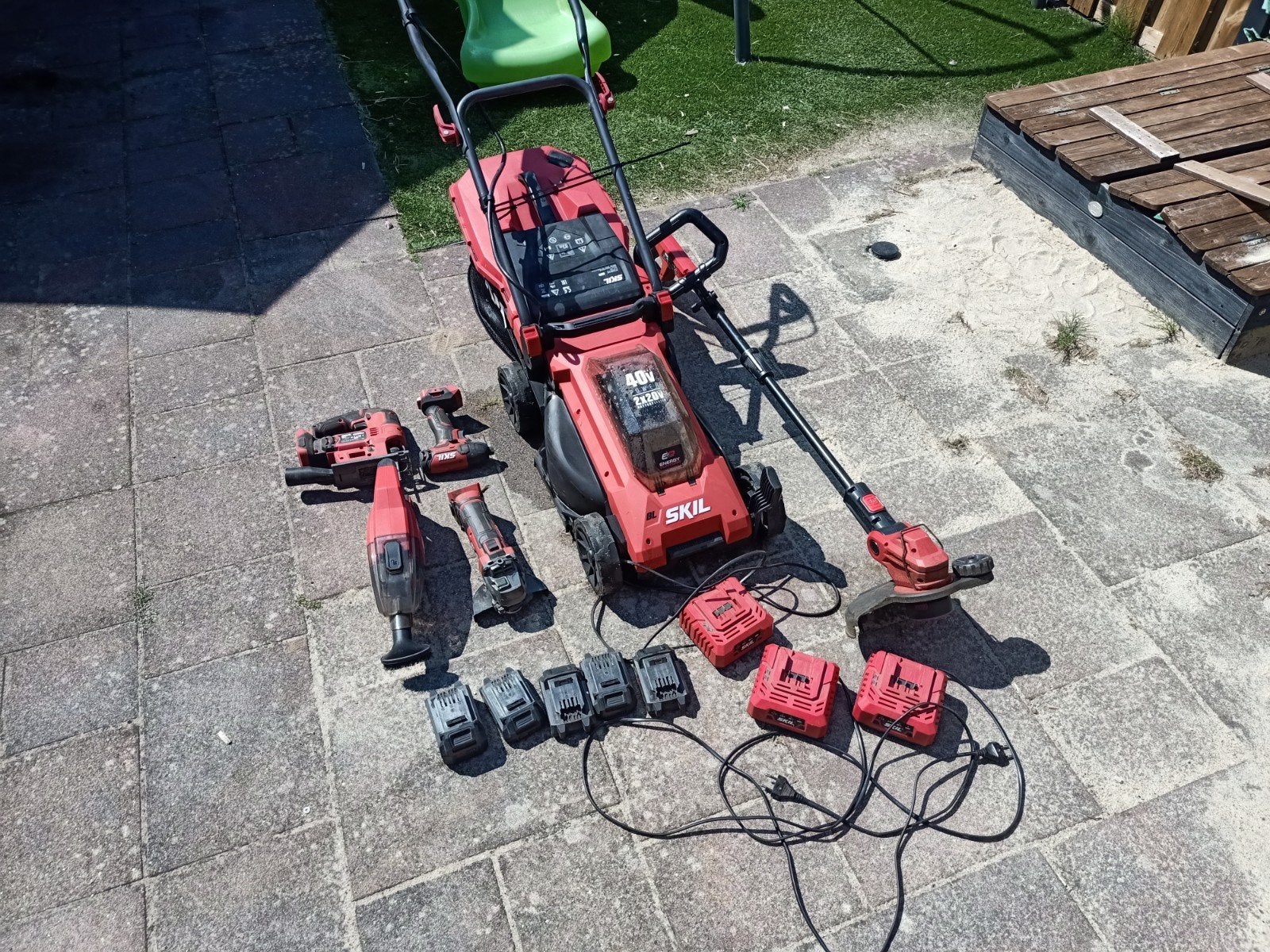 Skil gereedschap en accu's, Ophalen, Gebruikt