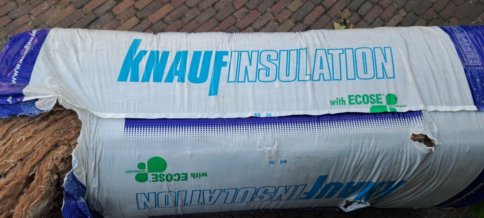 Knauf Glaswol Isolatie met Ecose Technologie, Ophalen, 12 cm of meer, Nieuw, 15 m² of meer