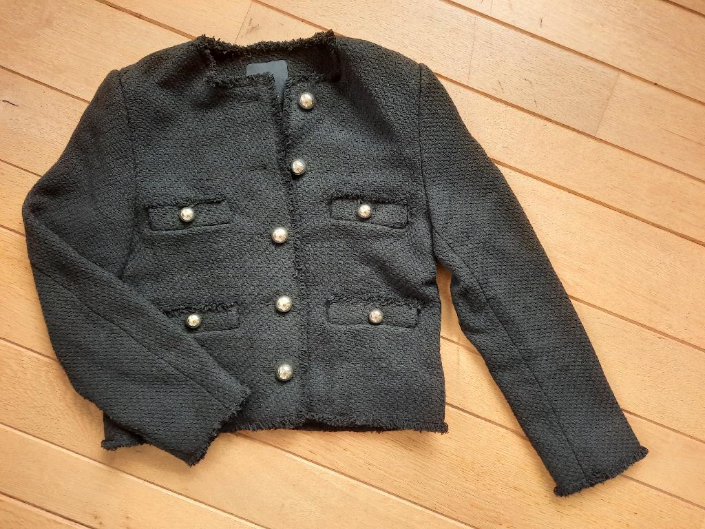 Mango colbert jasje zwart maat M - nieuw -, Maat 38/40 (M), Mango, Zwart, Nieuw