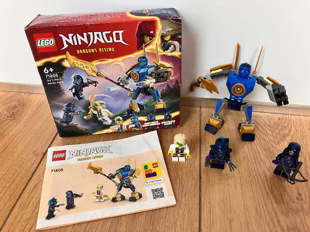 Lego Ninjago Jay's Mech Battle Pack 71805, Lego, Ophalen of Verzenden, Zo goed als nieuw, Compleet