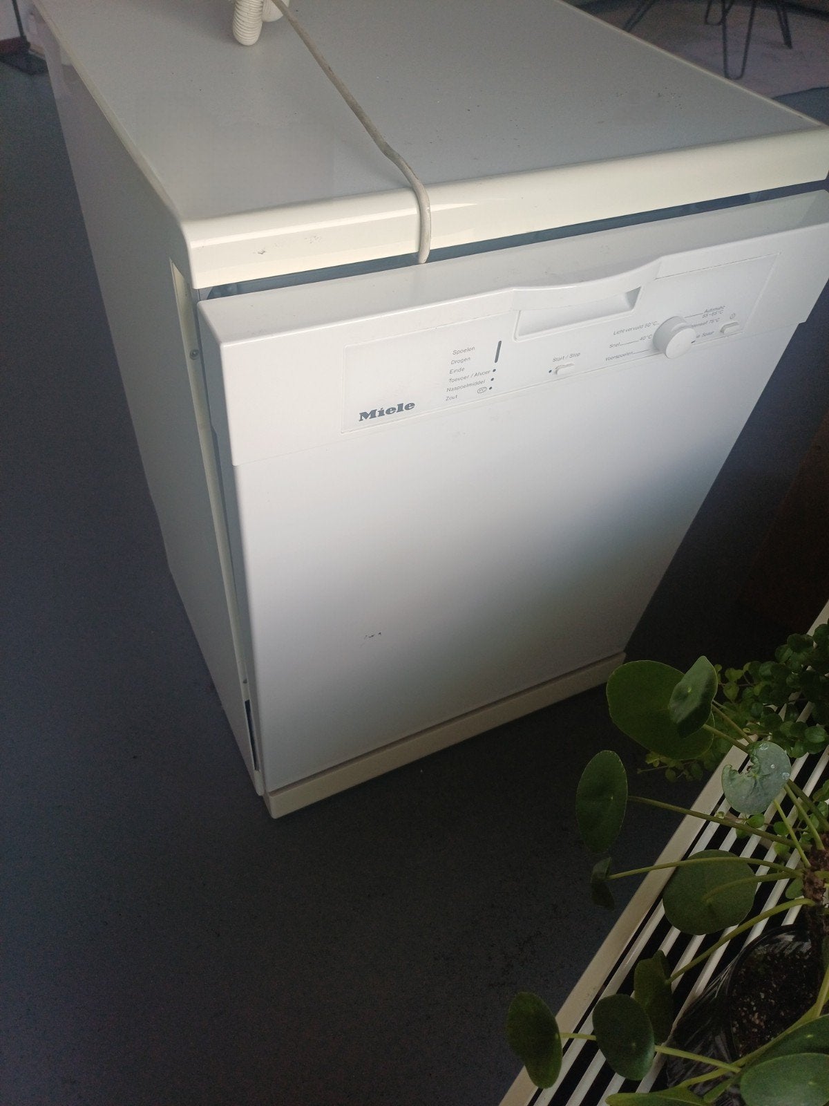 Miele G 1023 SC Vrijstaande Vaatwasser Wit, Ophalen, Gebruikt, 85 tot 90 cm, Eco programma