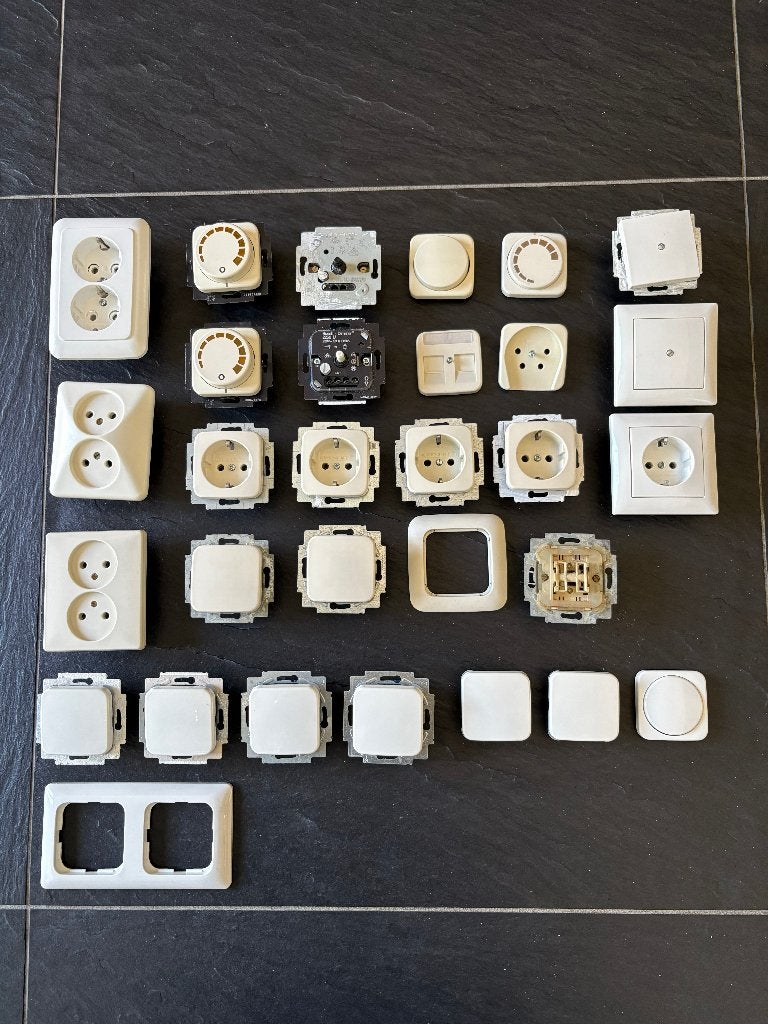 Schakelmateriaal,Berker,Busch Jaeger,Niko,Jung,Peha, ABB1175, Doe-het-zelf en Verbouw, Elektra en Kabels, Ophalen of Verzenden