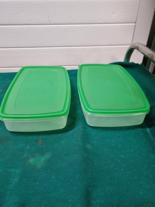 broodtrommels opbergbakken groene deksel, Ophalen of Verzenden, 'T Olde Gre-j, Info@toldegrej.nl, Endepoelstraat 20f Didam