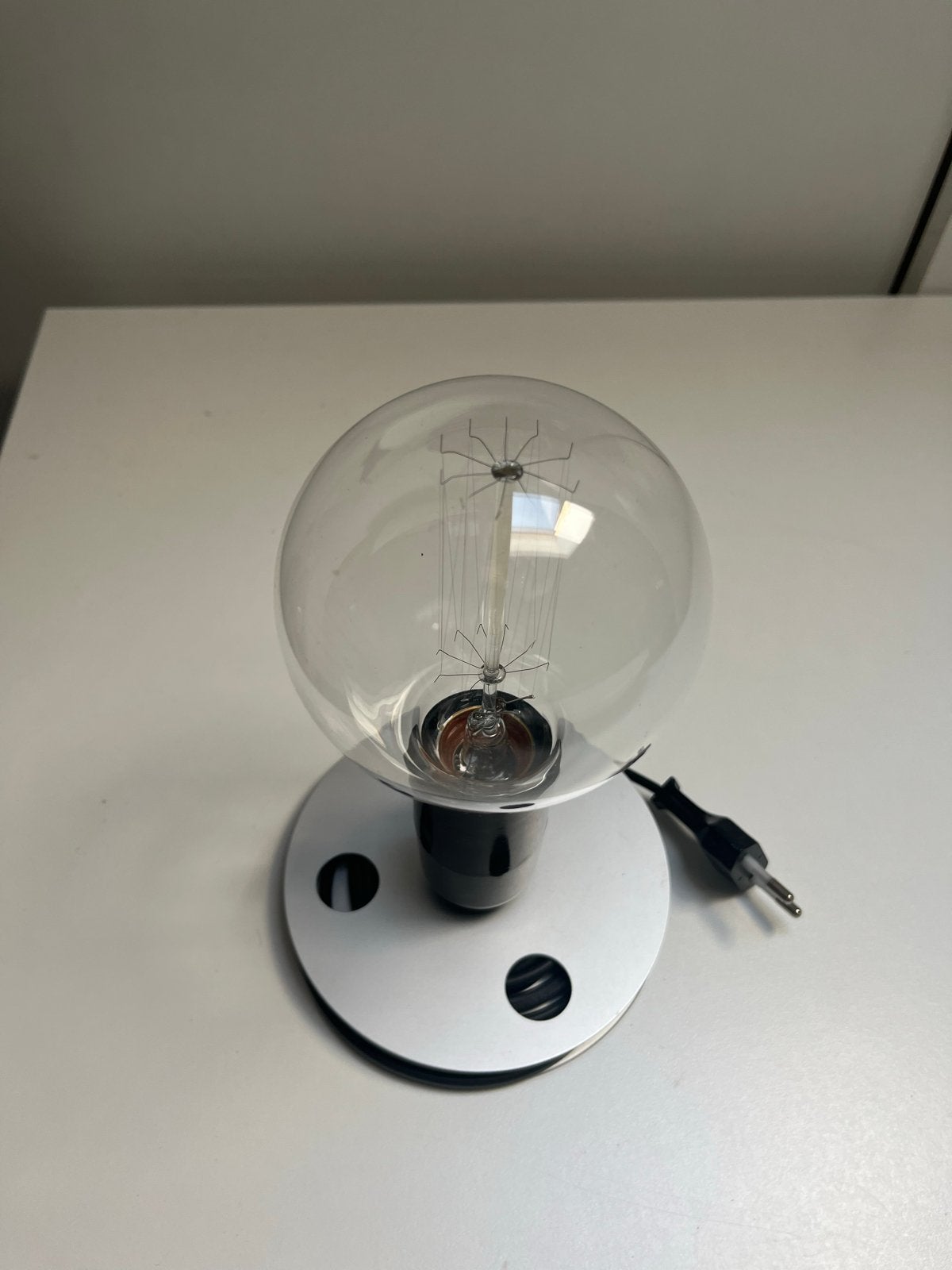Flos Lampadina tafellamp z.g.a.n. incl. peer, 30 tot 60 watt, Gloeilamp, Met schakelaar, Zo goed als nieuw