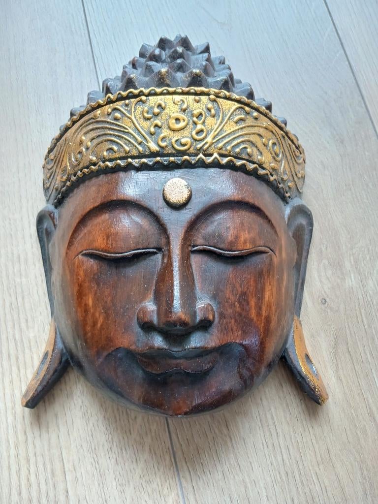 Bali masker meegenomen tijdens vakantie op Bali bruin van kl, Ophalen, Nieuw, Dier