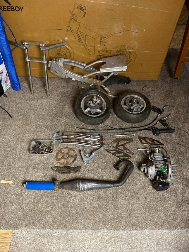Minibike 49cc ook los te koop, Fietsen en Brommers, Minibikes, Midibikes en Pitbikes, Ophalen, Gebruikt, Overige typen