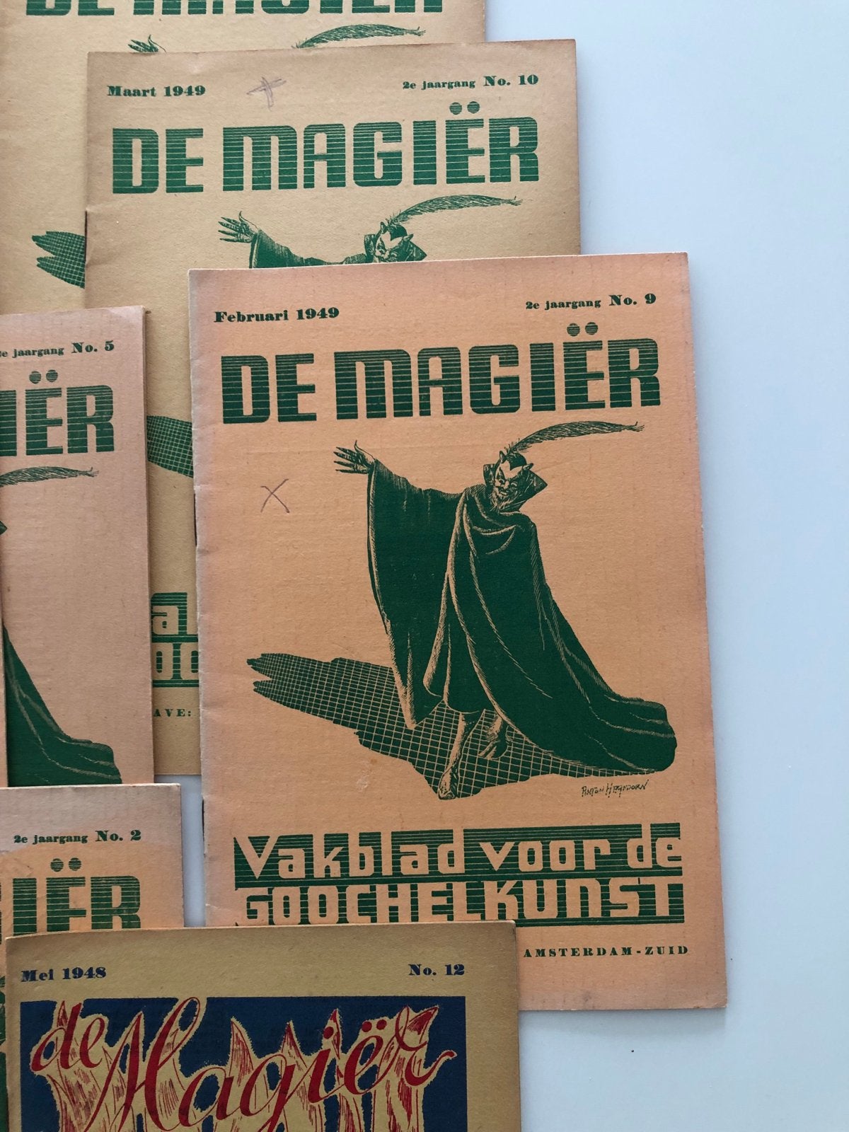 Vintage vakblad De Magiër - 12 stuks uit 1948 en 1949, Ophalen of Verzenden, Gelezen, Overige typen