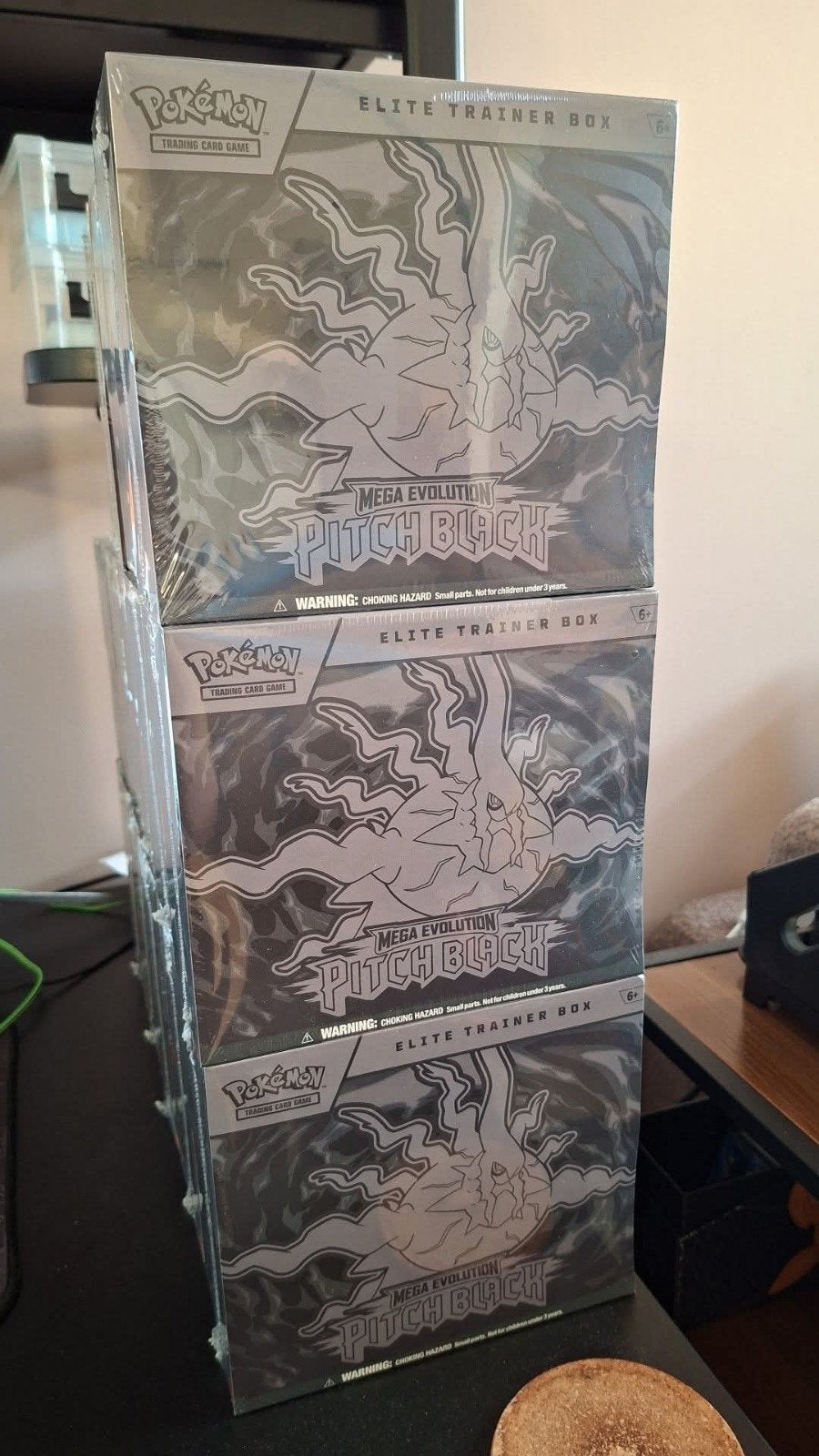 Pokémon Mega Evolution Pitch Black Elite Trainer Box, Ophalen of Verzenden, Nieuw, Overige typen