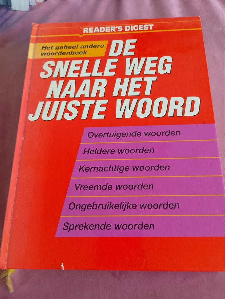 Reader's Digest: De snelle weg naar het juiste woord, Boeken, Woordenboeken, Ophalen of Verzenden, Nieuw, Overige uitgevers, Nederlands