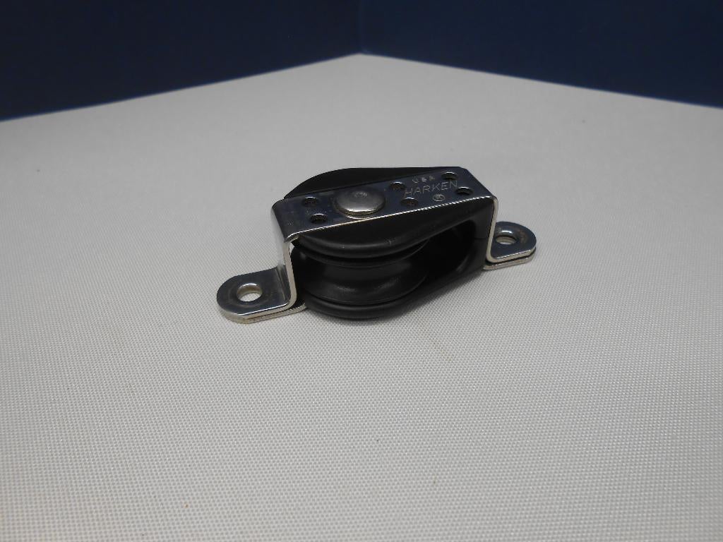 Harken Schildpadblok, Keerblok, kogelgelagerd, 6 - 8 mm lijn, Ophalen of Verzenden, Gebruikt, Lijn of Blok