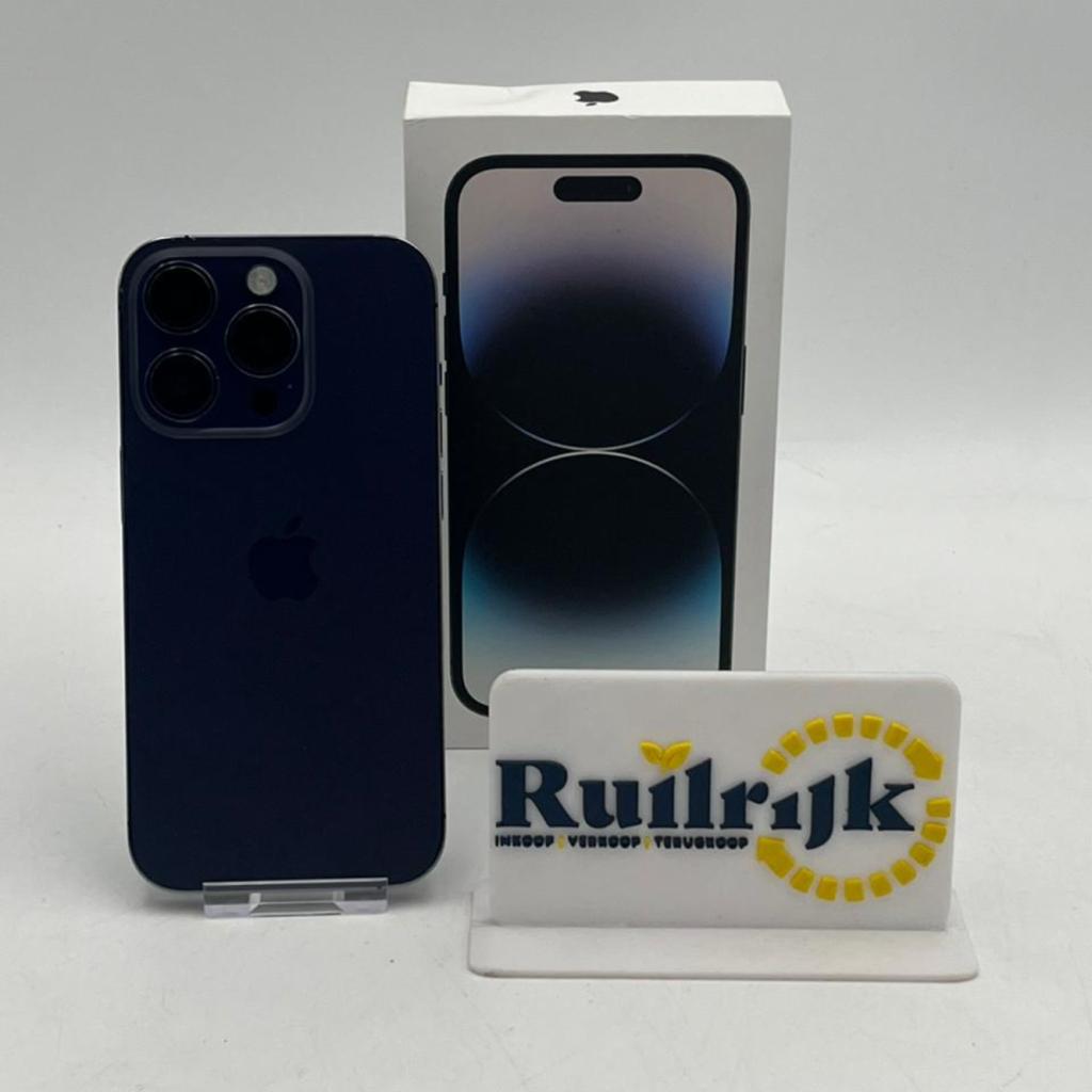 Apple iPhone 14 Pro 128Gb Deep Purple - Nette staat 100 Batt, Ruilrijk, Zo goed als nieuw, Info@ruilrijk.nl, Neerstraat 60, 6041 KD Roermond