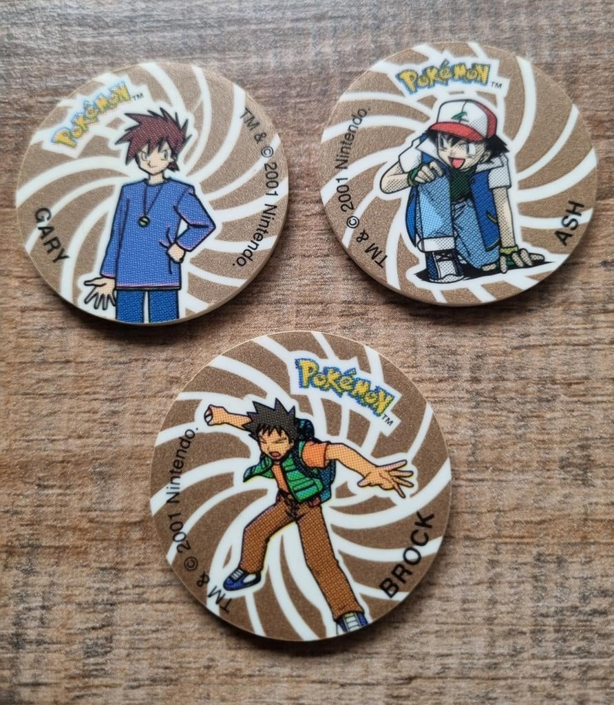 Pokémon Slammer Flippo's, Ophalen of Verzenden, Zo goed als nieuw