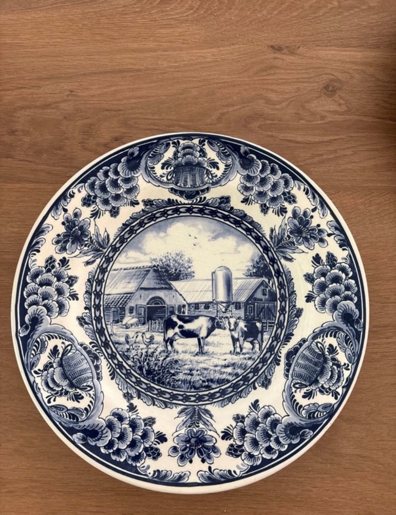 Handgemaakte Delfts blauwe schaal, Ophalen of Verzenden