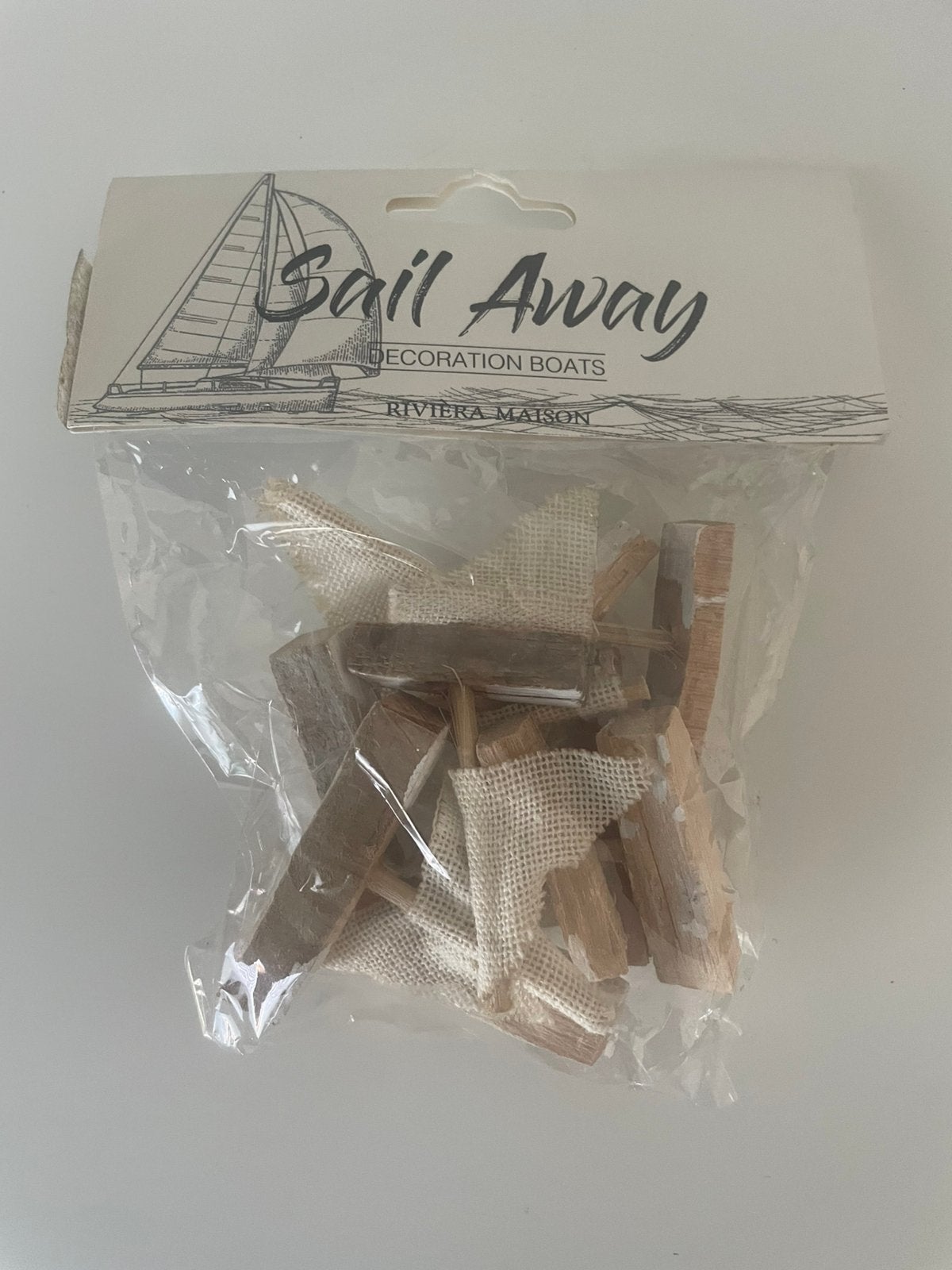 Nieuw in verpakking zakje Sail Away bootjes Riviera Maison, Ophalen of Verzenden, Nieuw