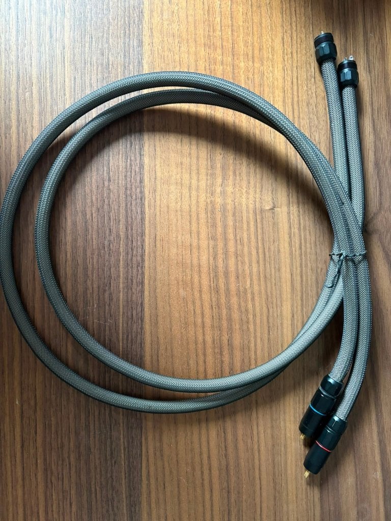 Transparent Cable Music Link Ultra – Phono interlink, Ophalen of Verzenden, Zo goed als nieuw, Minder dan 2 meter, Interlink-kabel
