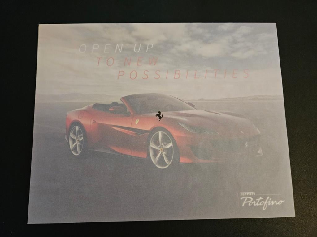 Brochure Portfolio Ferrari Portofino, Ophalen of Verzenden, Zo goed als nieuw, Ferrari
