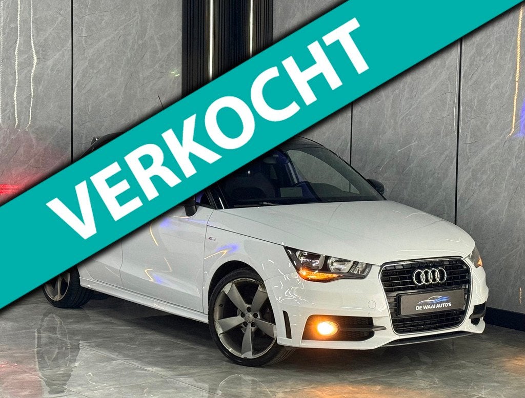 Audi A1 Sportback 1.6 TDI Pro Line S-Line |Vol Onderh|Stoelv, Auto's, Audi, Voorwielaandrijving, Euro 5, Zwart, 4 cilinders