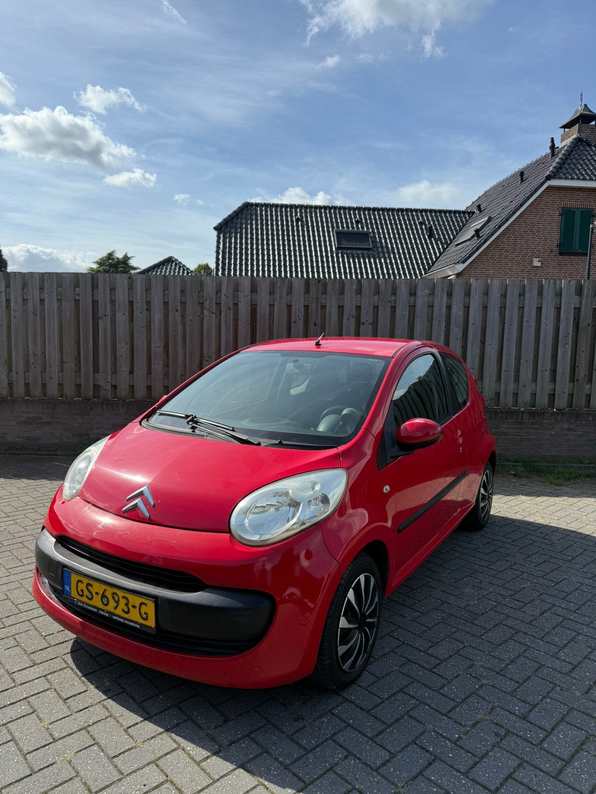 Citroën C1 1.0 3-DRS 2006 Rood | AIRCO | NIEUWE APK!, Voorwielaandrijving, 765 kg, 4 stoelen, C1