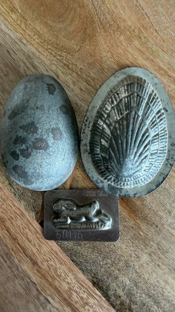 3 Vintage (chocolade) mallen , thema Pasen, Ophalen of Verzenden