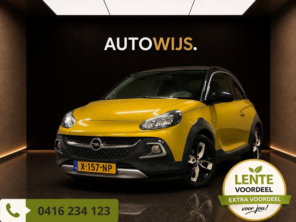 Opel ADAM 1.4 Slam Black Favourite|NAVI|CABRIO|HALF LEDER|GO, Voorwielaandrijving, Euro 5, 4 cilinders, 4 stoelen