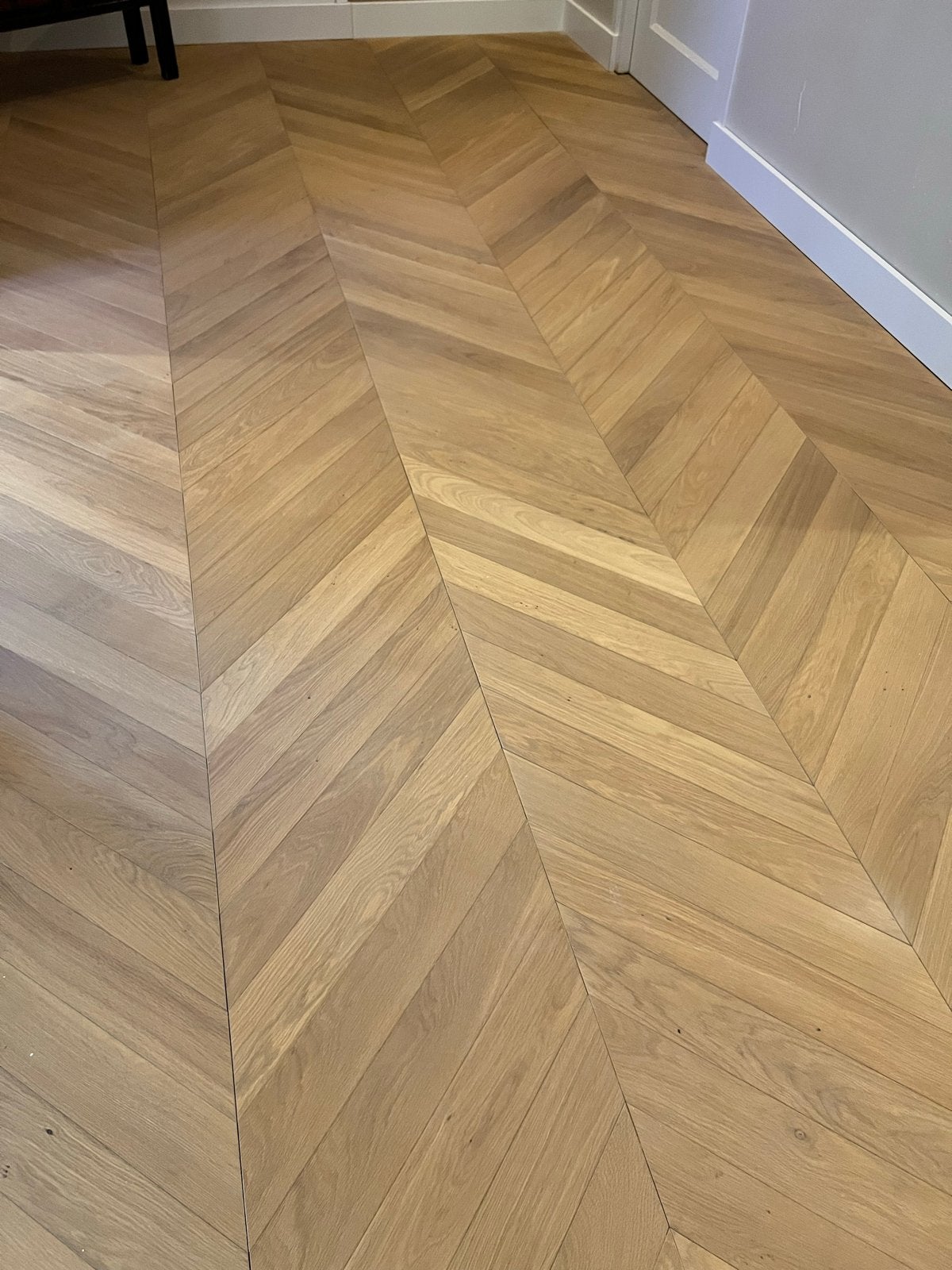 Nieuwe eiken Hongaarse punt vloer - 20 m2 beschikbaar, Nieuw, Minder dan 50 cm, Ophalen of Verzenden, 10 m² of meer