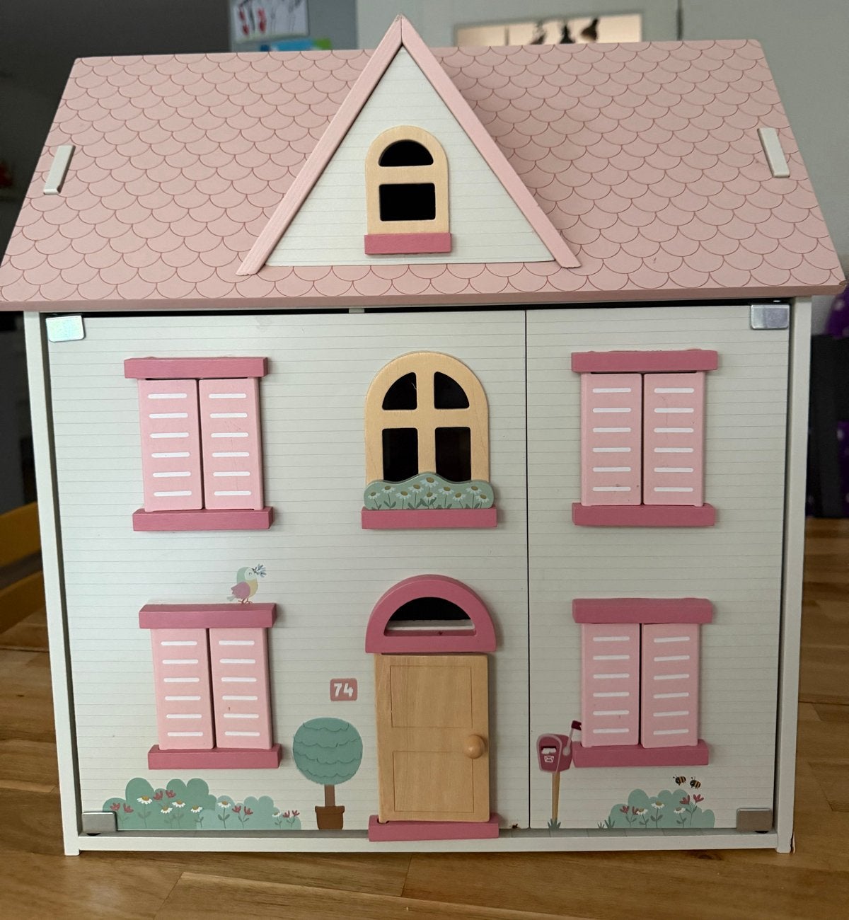Little dutch poppenhuis met meubels en poppetjes, Ophalen, Zo goed als nieuw, Jongen of Meisje