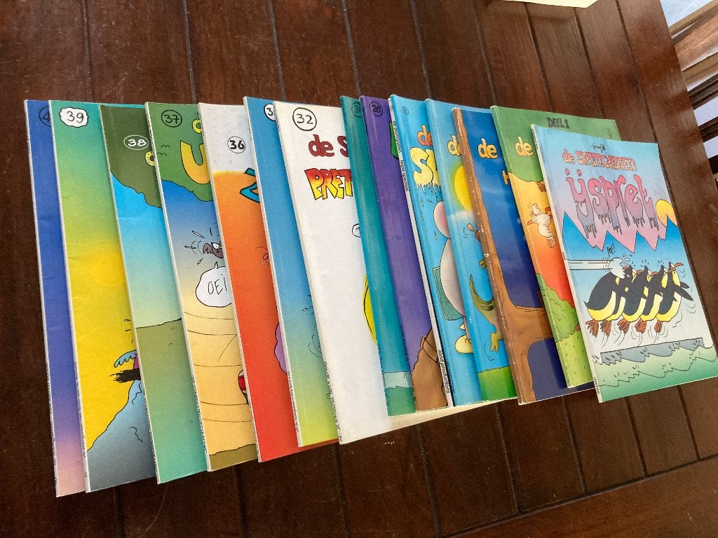 T.K. nog 22 stripboeken van De Stamgasten Zie actuele lijst, Meerdere stripboeken, Ophalen of Verzenden, Gelezen, Toon van Driel