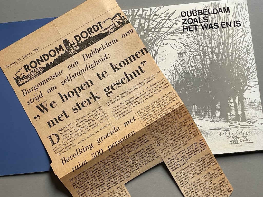 Dubbeldam zoals he was en is / 1967 (+ documenten), Boeken, Ophalen of Verzenden, 20e eeuw of later, Zo goed als nieuw