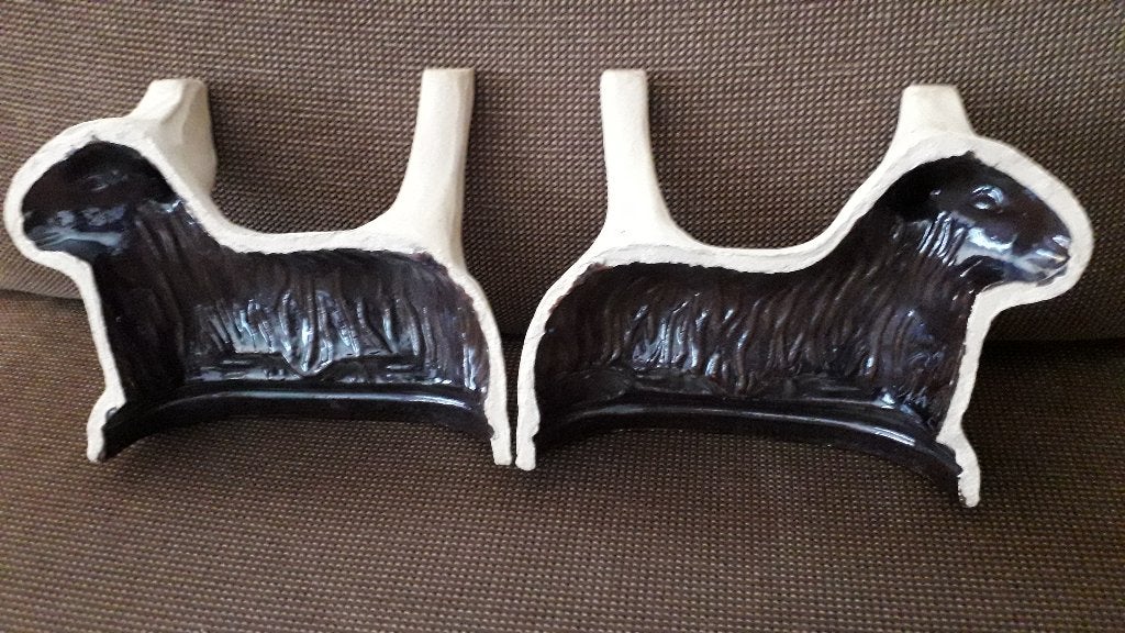 ANTIEKE ELZAS PAASLAM BAKVORM NO.4, Ophalen of Verzenden
