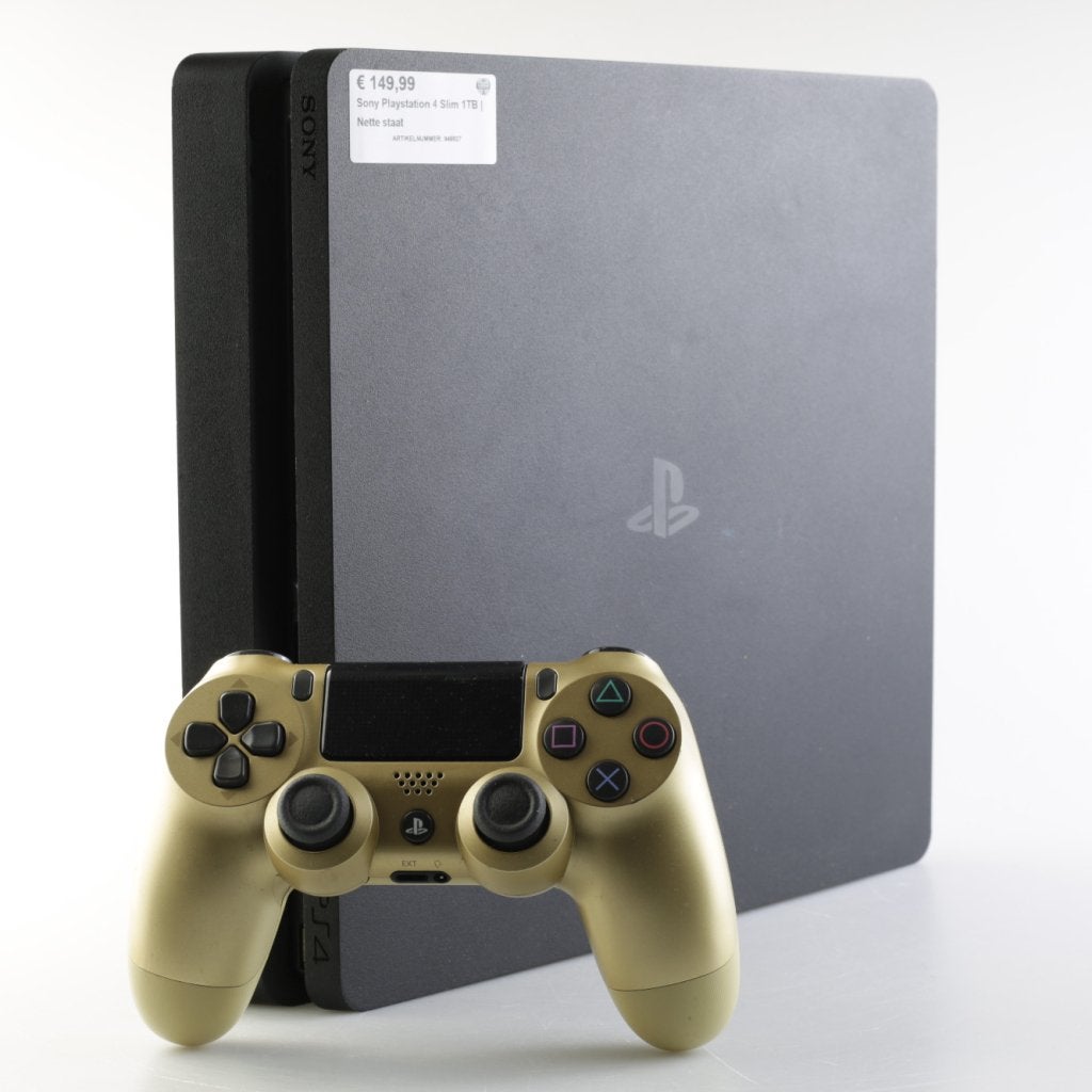 Sony Playstation 4 Slim 1TB | Nette staat, Sony, Zo goed als nieuw, Support@sony.com, 1-7-1 Konan, Minato-ku
Tokyo 108-0075
Japan