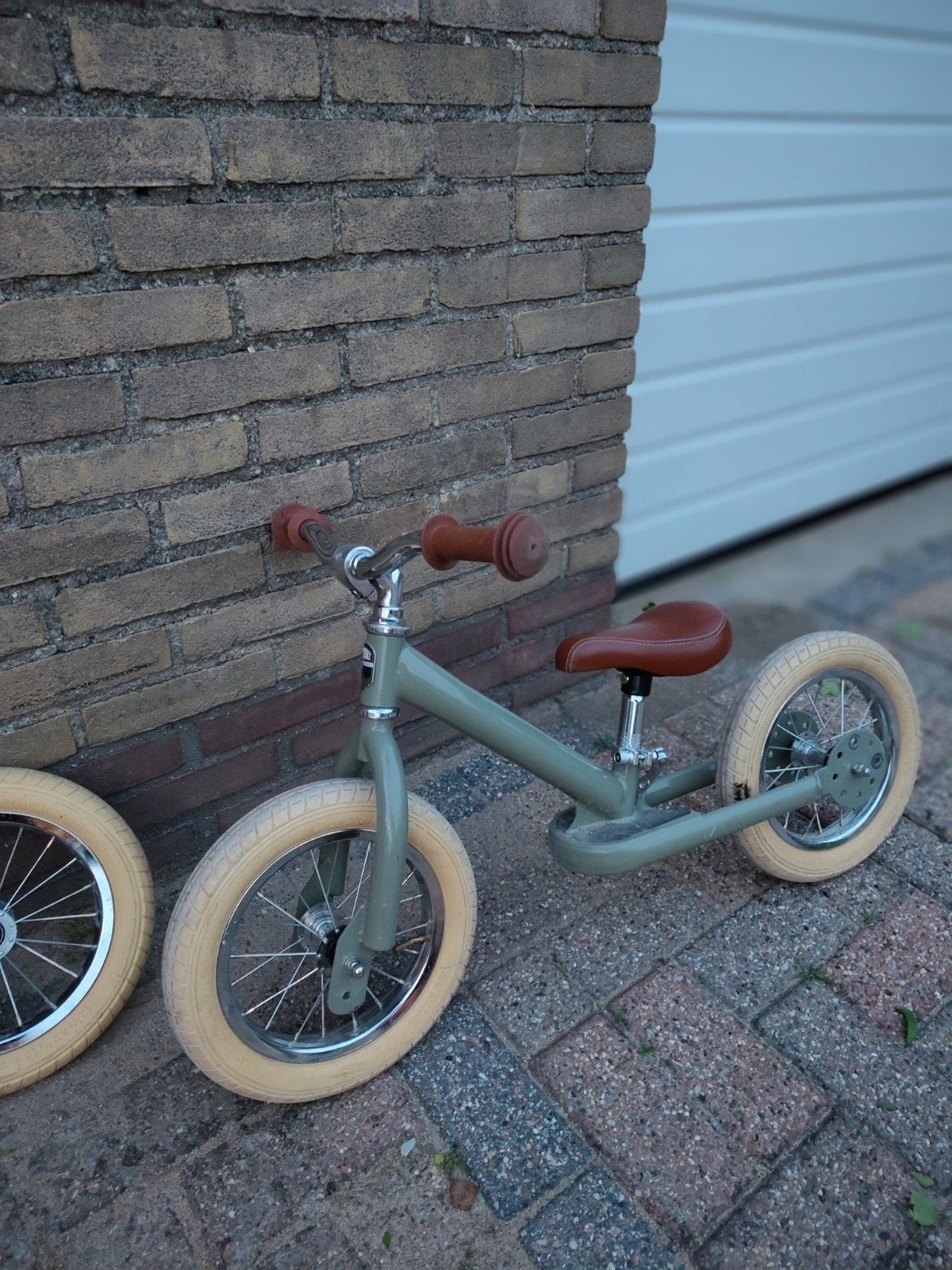 Trybike driewieler met uitbouwset naar 2 wiel loopfiets, Ophalen