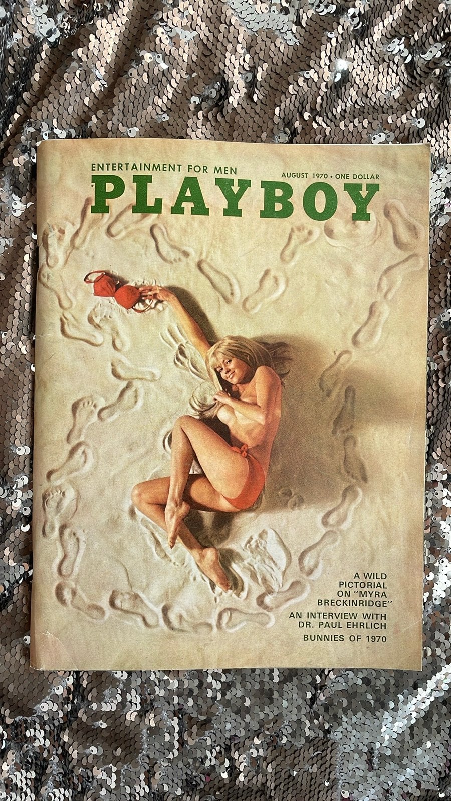 Playboy Magazine Augustus 1970 - Vintage Entertainment, Ophalen of Verzenden, Gelezen, Overige typen