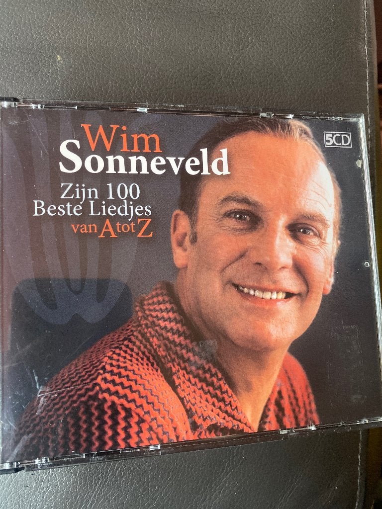 Wim Sonneveld - Zijn 100 Beste Liedjes van A tot Z (5CD), Inclusief boekje, Boxset, Cabaret of Kleinkunst, Ophalen of Verzenden
